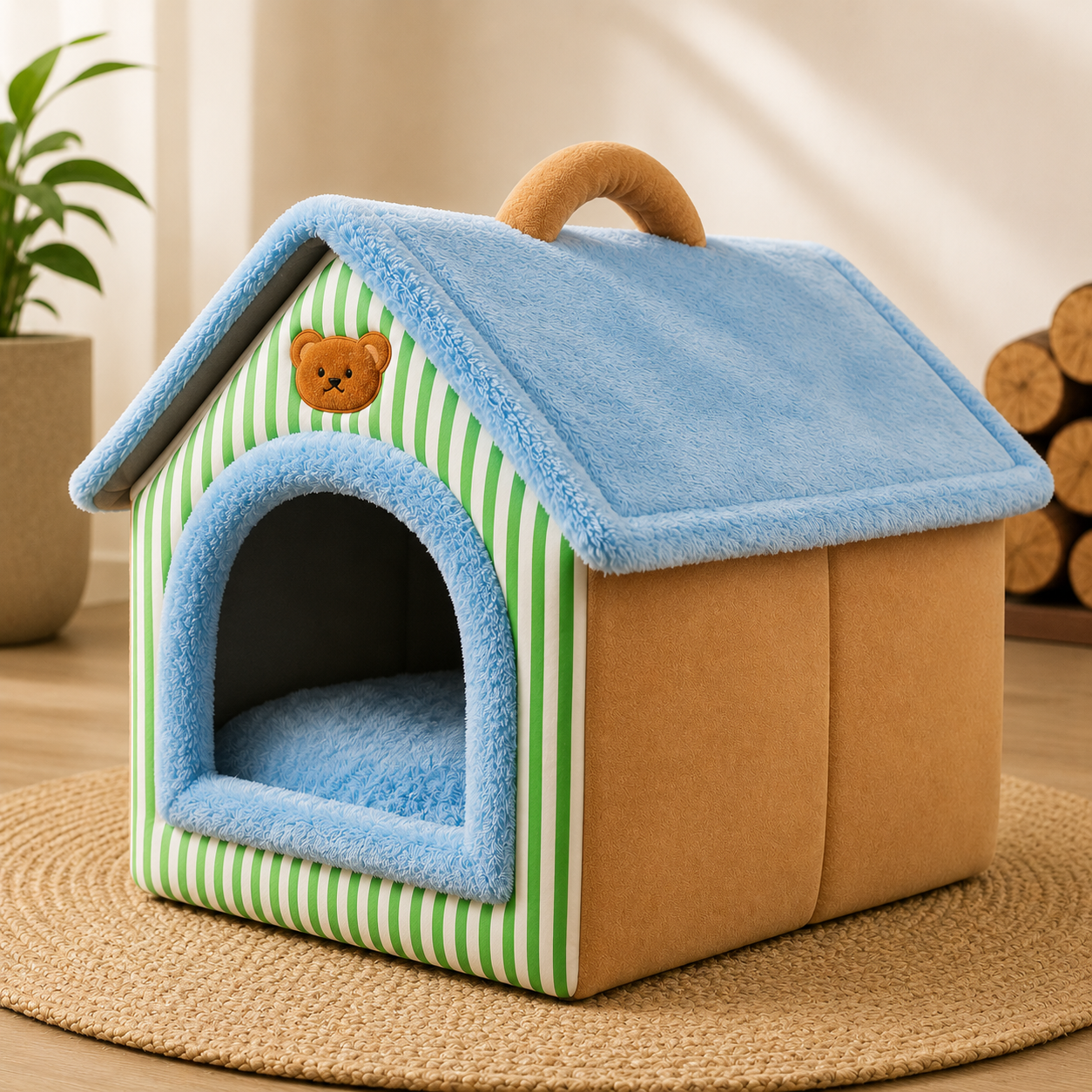 CozyHaven™ Foldable Pet House