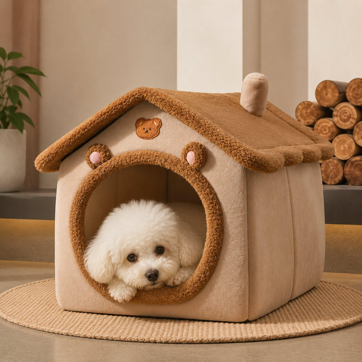 CozyHaven™ Foldable Pet House